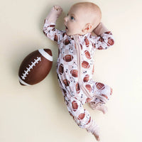 Lucky Panda Kids - Bamboo Zip Romper | Game Day