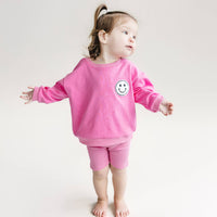 Lucky Panda Kids - Baby & Kids Biker Shorts Set | Pink