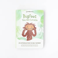 Slumberkins Inc. - Bigfoot's Self Esteem Plush Snuggler Set - with 2 books!