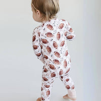 Lucky Panda Kids - Bamboo Zip Romper | Game Day