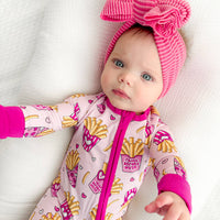 Lucky Panda Kids - Bamboo Zip Romper | Fries Before Guys