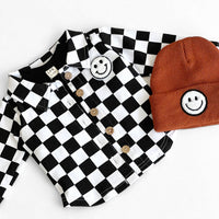 Lucky Panda Kids - Smiley Baby Kids' Beanie | Rust