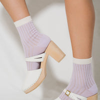 SUNDAY SOCKS - Lavender solid