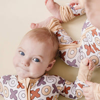 Lucky Panda Kids - Bamboo Zip Romper | XOXO