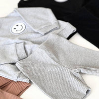 Lucky Panda Kids - Baby & Kids Biker Shorts Set | Gray