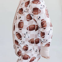 Lucky Panda Kids - Bamboo Zip Romper | Game Day