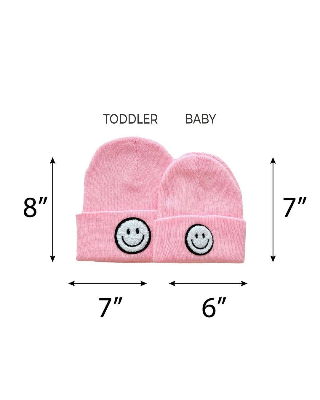 Lucky Panda Kids - Smiley Baby & Kids' Beanie | Pink