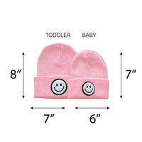 Lucky Panda Kids - Smiley Baby & Kids' Beanie | Pink