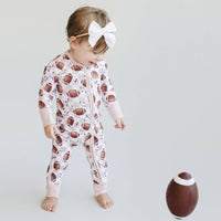 Lucky Panda Kids - Bamboo Zip Romper | Game Day