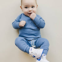 Lucky Panda Kids - Lounge Set | Ocean Blue