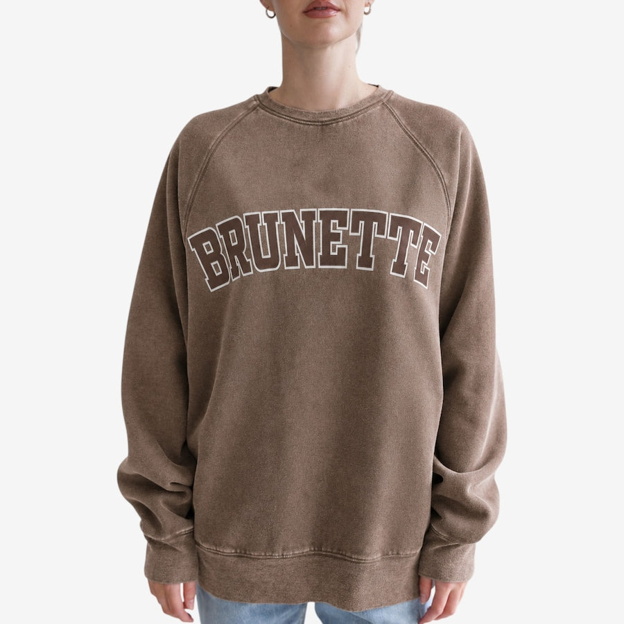 Brunette Varsity NYBF Crewneck