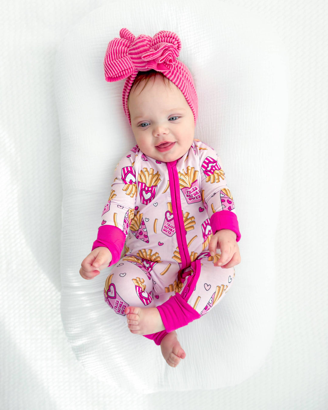 Lucky Panda Kids - Bamboo Zip Romper | Fries Before Guys