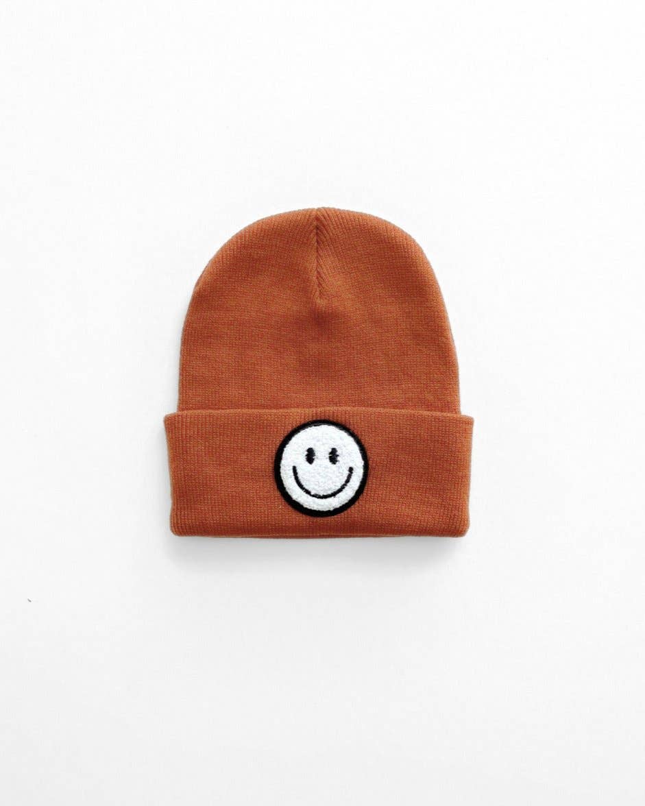 Lucky Panda Kids - Smiley Baby Kids' Beanie | Rust