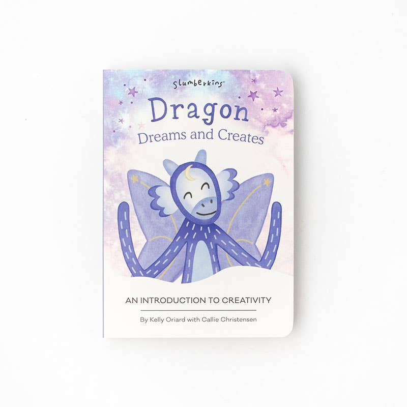 Slumberkins Inc. - Dragon's Creativity Plush Set - with 2 books!