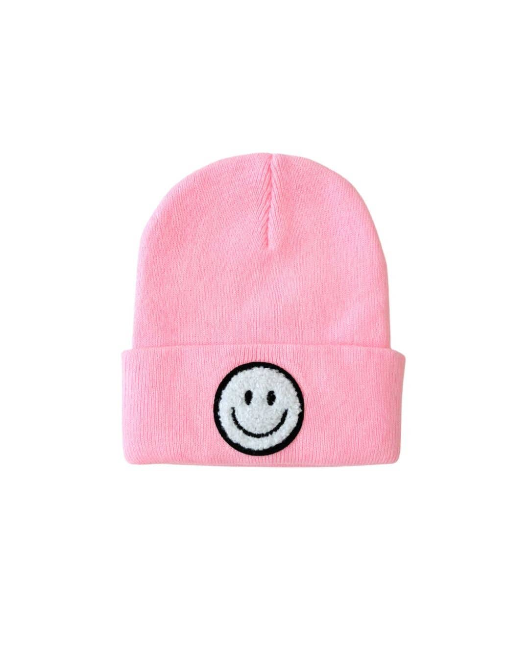 Lucky Panda Kids - Smiley Baby & Kids' Beanie | Pink
