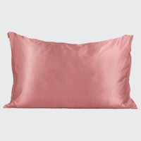 KITSCH - Satin Pillowcase Standard - Terracotta