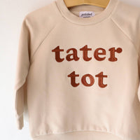 Polished Prints - Tater Tot Embroidered Kids Pullover