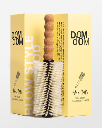 Domdom The Big Papi Long Barrel Boar / Nylon Brush