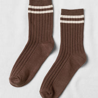 ACADEMY SOCKS - Mocha