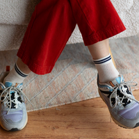 MESH SNEAKER SOCKS - White