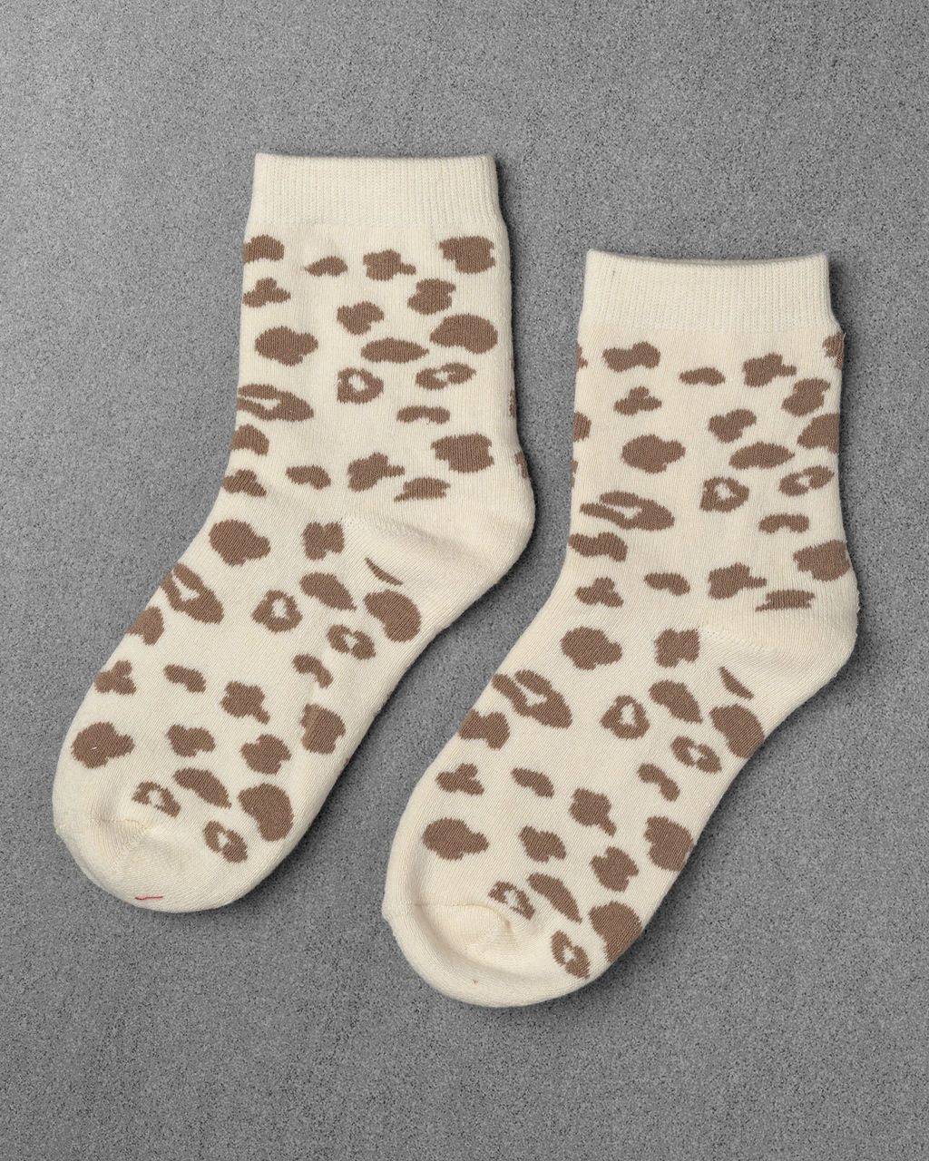 LEOPARD SOCKS - Ivory