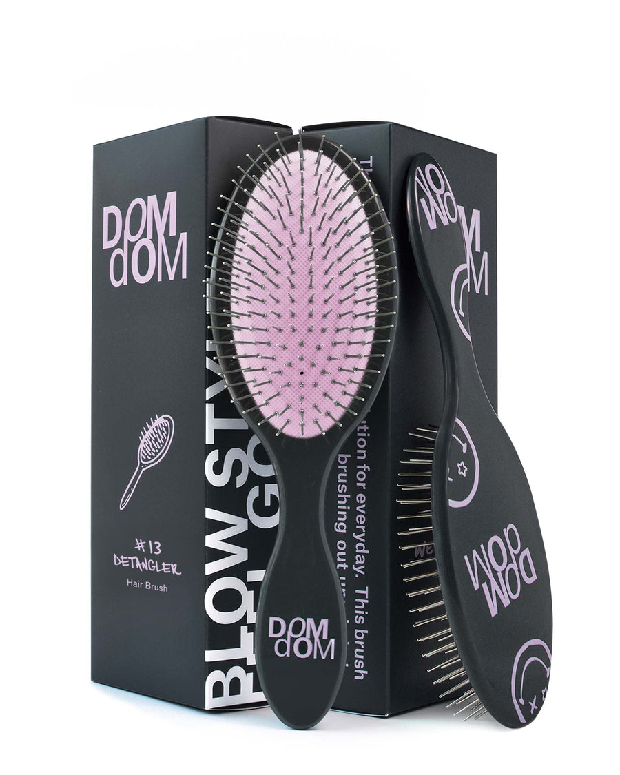 Domdom #13 Detangler Brush (Purple)