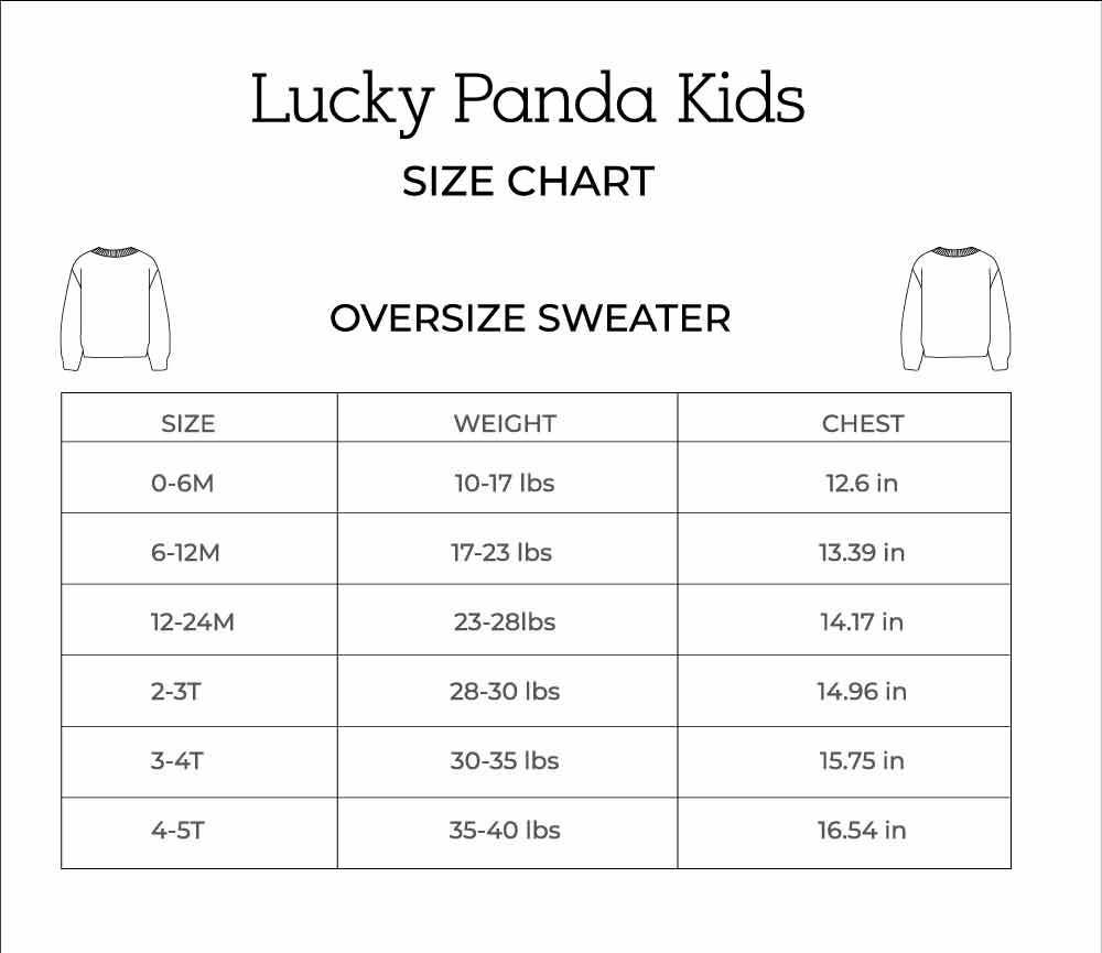 Lucky Panda Kids - Chunky Knit Sweater | Rust