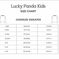 Lucky Panda Kids - Chunky Knit Sweater | Rust