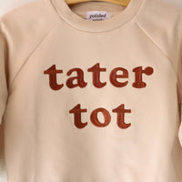 Polished Prints - Tater Tot Embroidered Kids Pullover