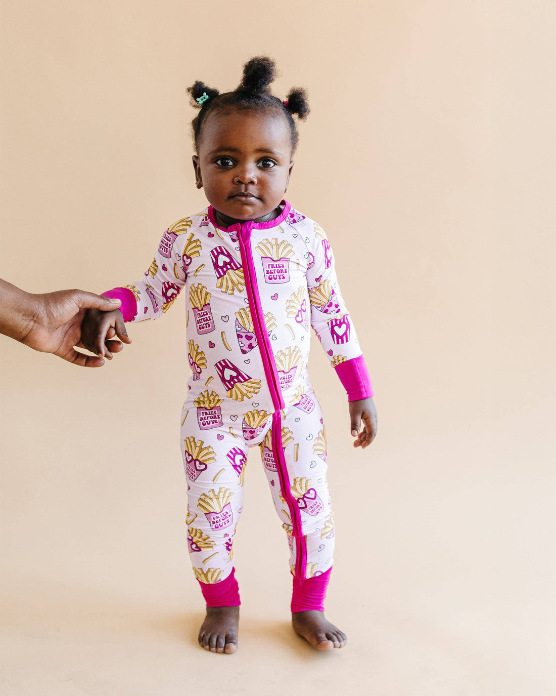 Lucky Panda Kids - Bamboo Zip Romper | Fries Before Guys