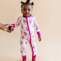 Lucky Panda Kids - Bamboo Zip Romper | Fries Before Guys