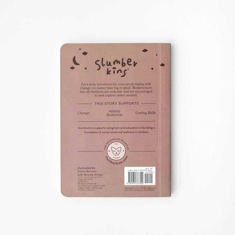 Slumberkins Inc. - Fox's Navigating Change Plush Set - with 2 books!