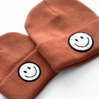 Lucky Panda Kids - Smiley Baby Kids' Beanie | Rust