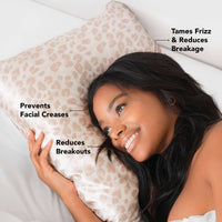 KITSCH - Satin Pillowcase Standard - Leopard