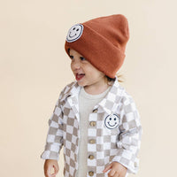 Lucky Panda Kids - Smiley Baby Kids' Beanie | Rust