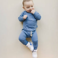 Lucky Panda Kids - Lounge Set | Ocean Blue
