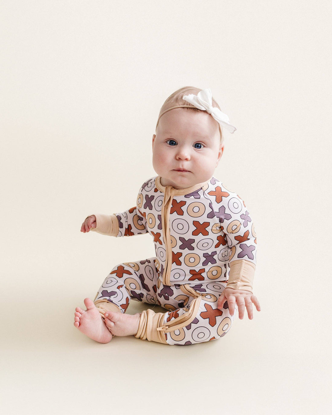 Lucky Panda Kids - Bamboo Zip Romper | XOXO