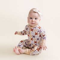 Lucky Panda Kids - Bamboo Zip Romper | XOXO